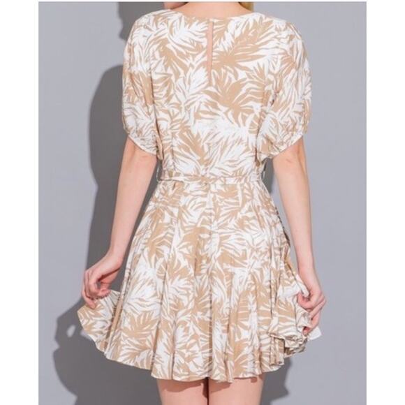 Aakaa mini dress sz S Palm Tree Mini Dress - Picture 4 of 11